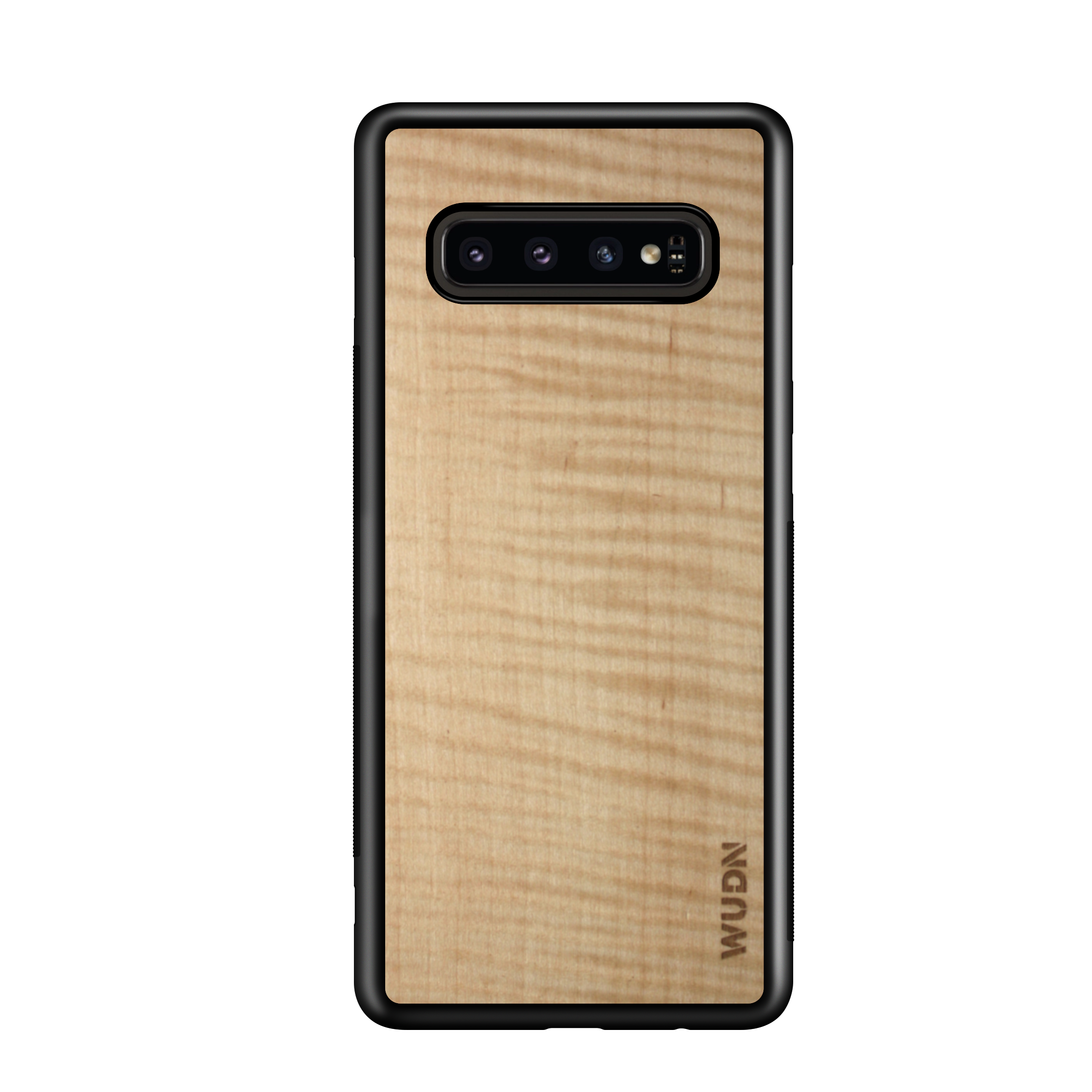 Customizable Slim Wooden Samsung Case Black