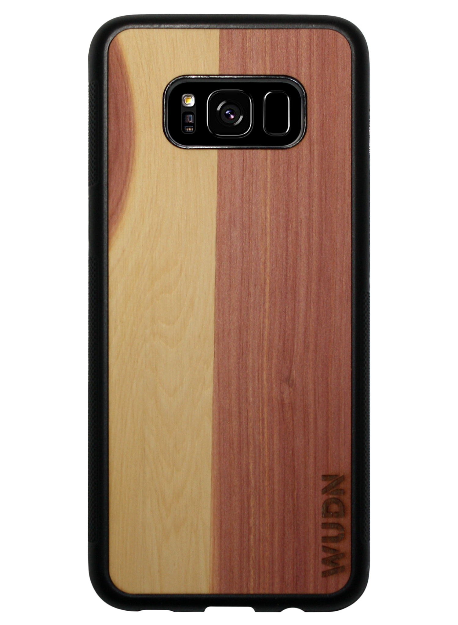 Customizable Slim Wooden Samsung Case Black