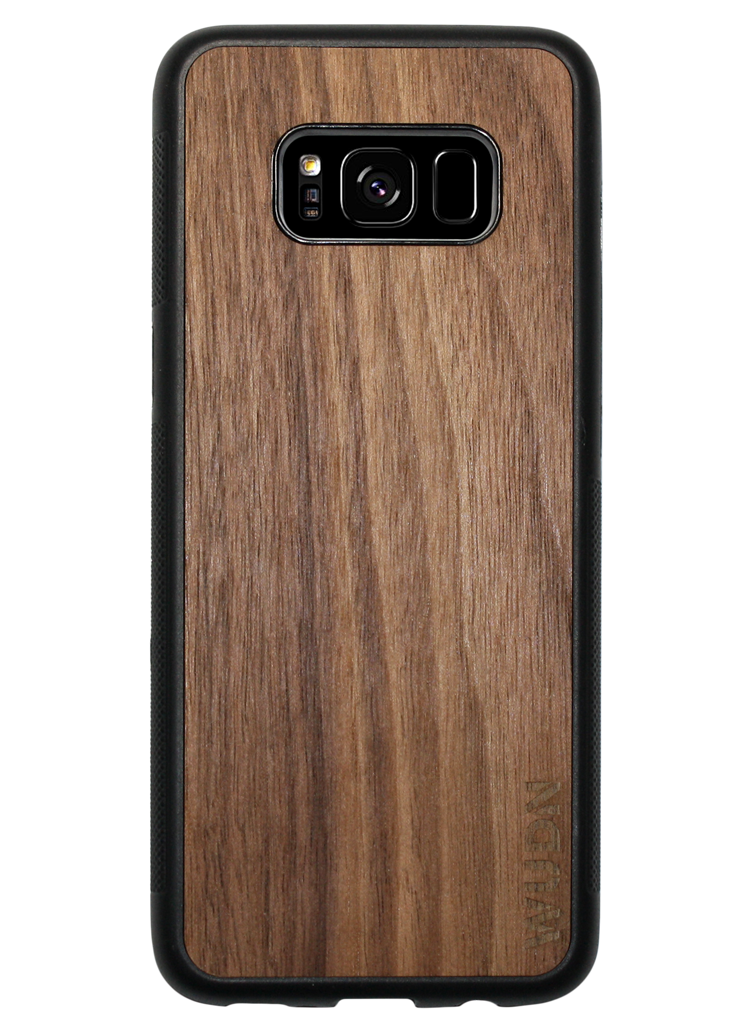 Customizable Slim Wooden Samsung Case Black