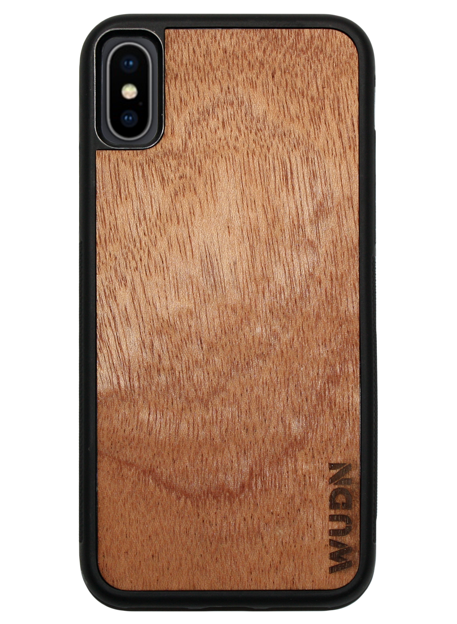 Slim Wooden iPhone Case Black