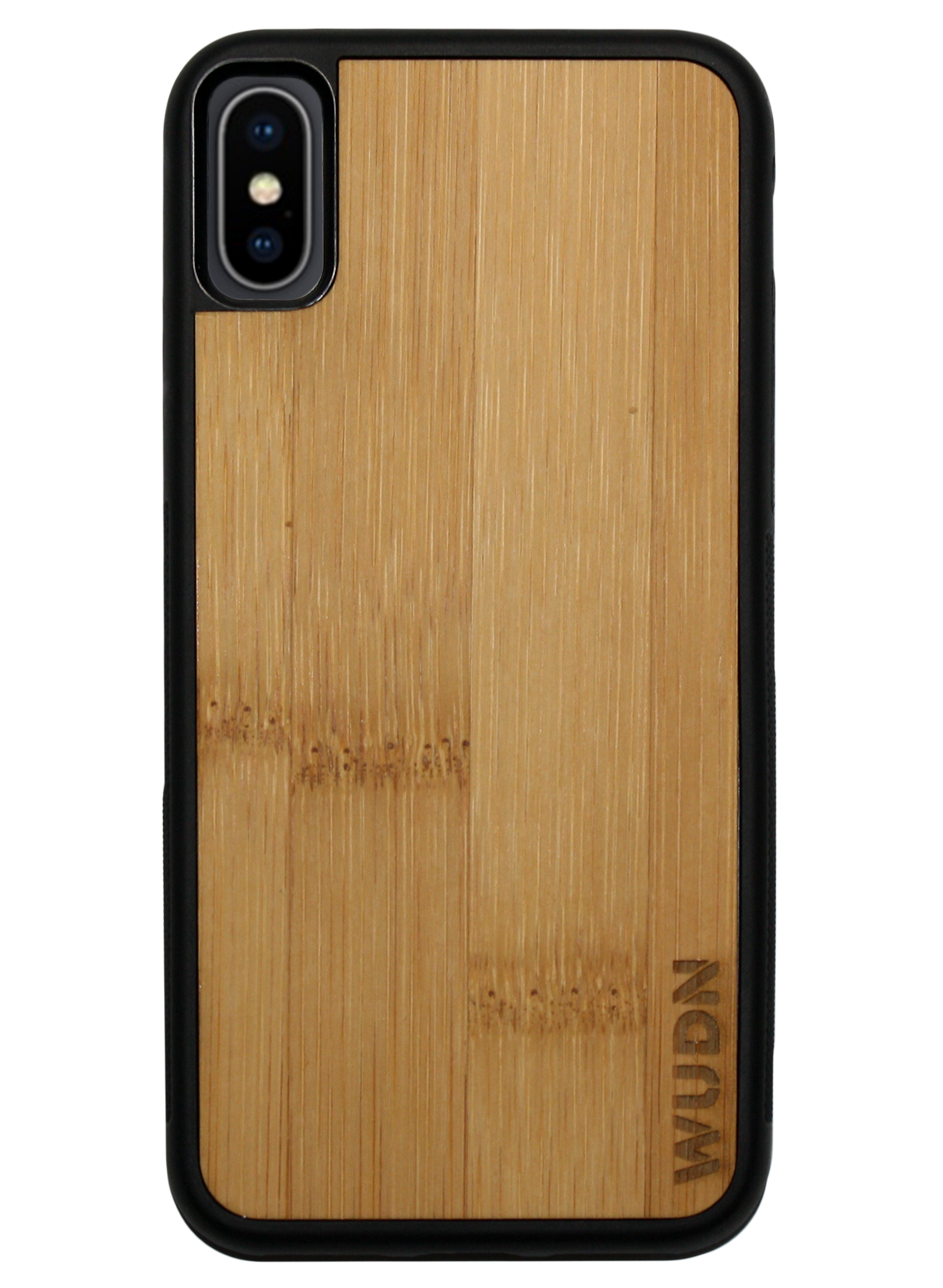Slim Wooden iPhone Case Black