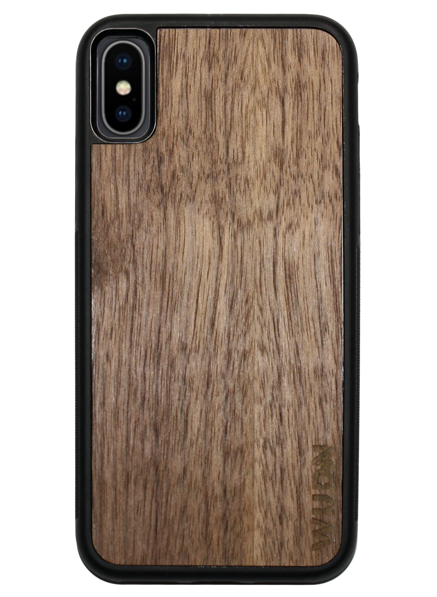 Slim Wooden iPhone Case Black