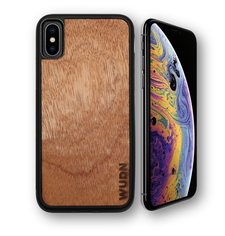 Slim Wooden iPhone Case Black