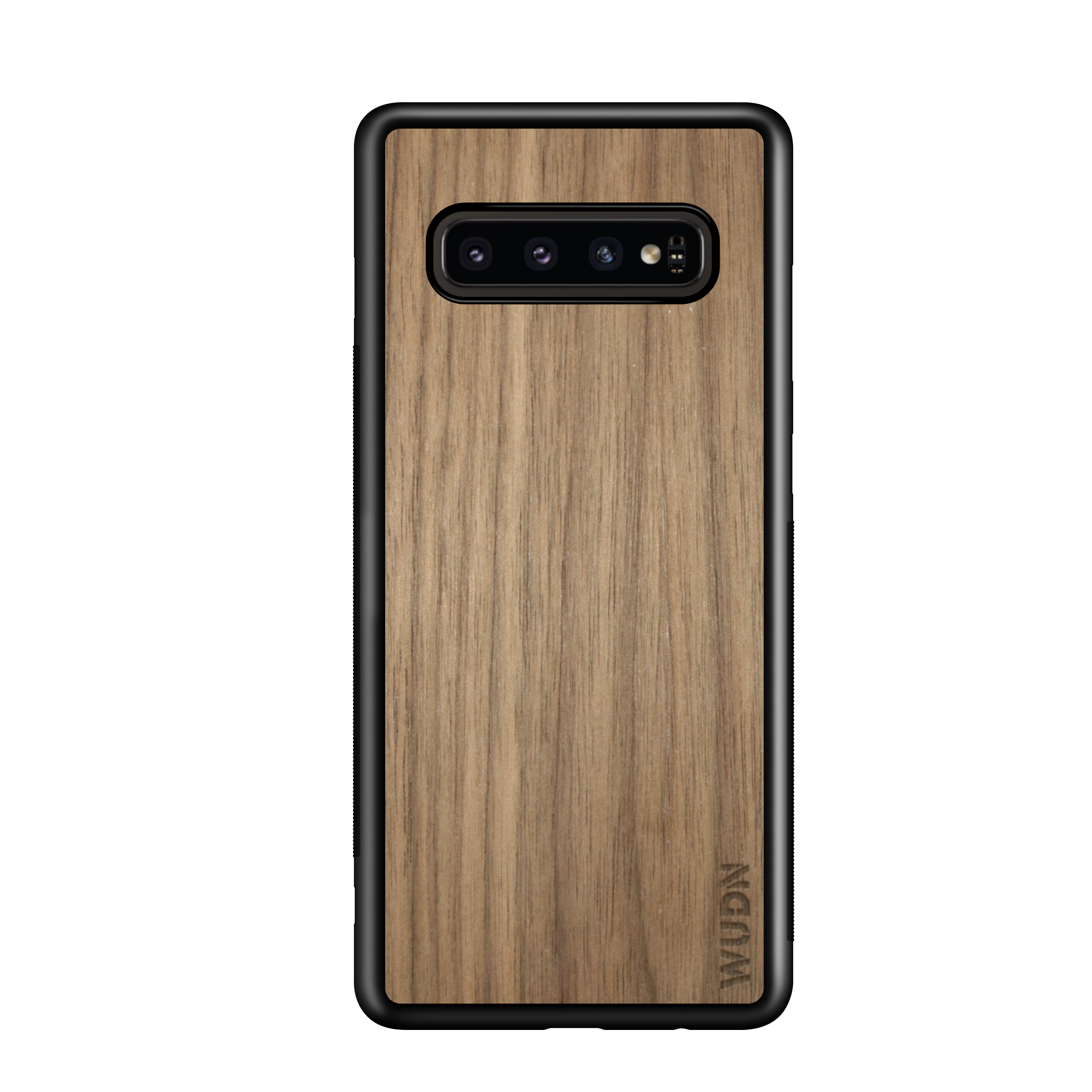 Customizable Slim Wooden Samsung Case Black