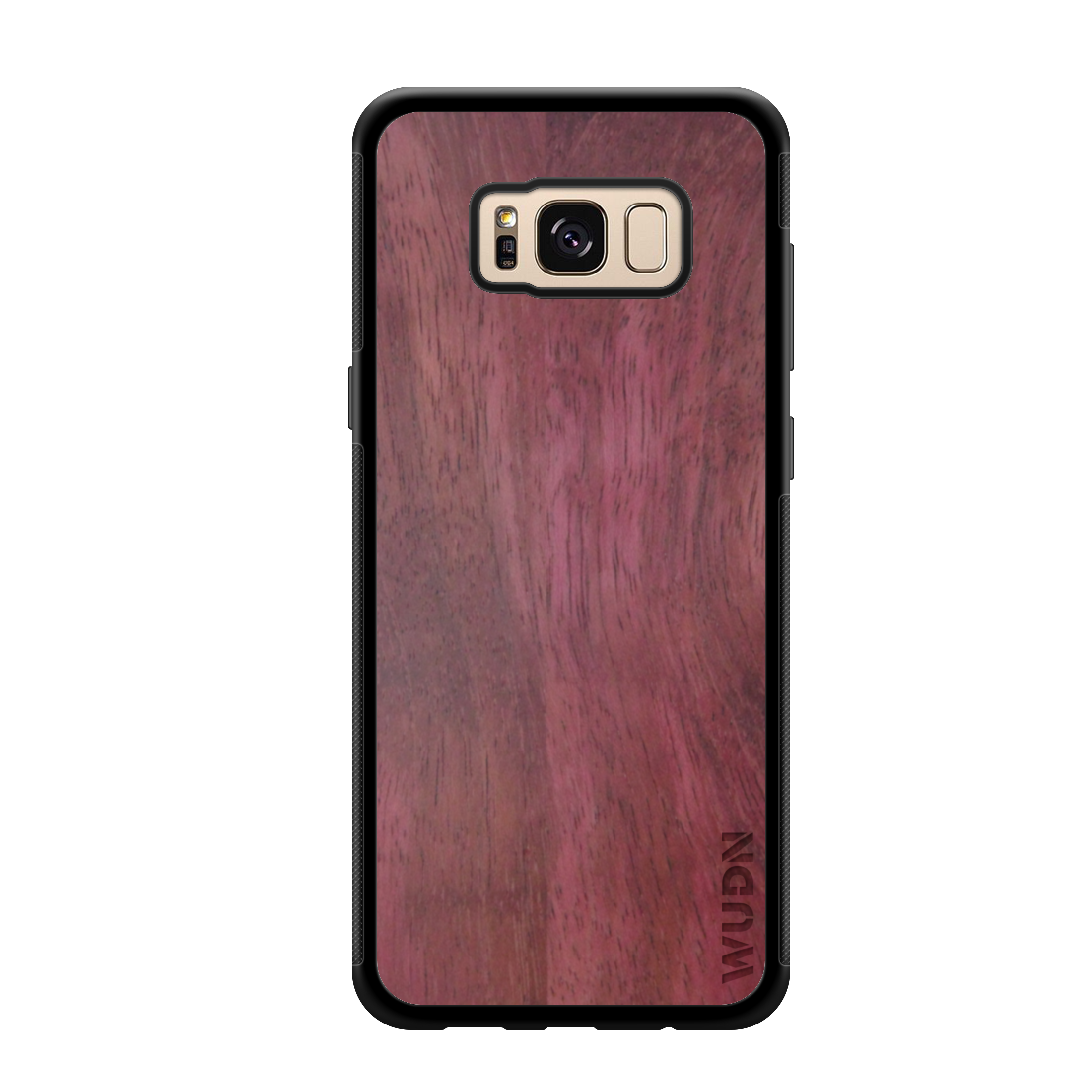 Customizable Slim Wooden Samsung Case Black
