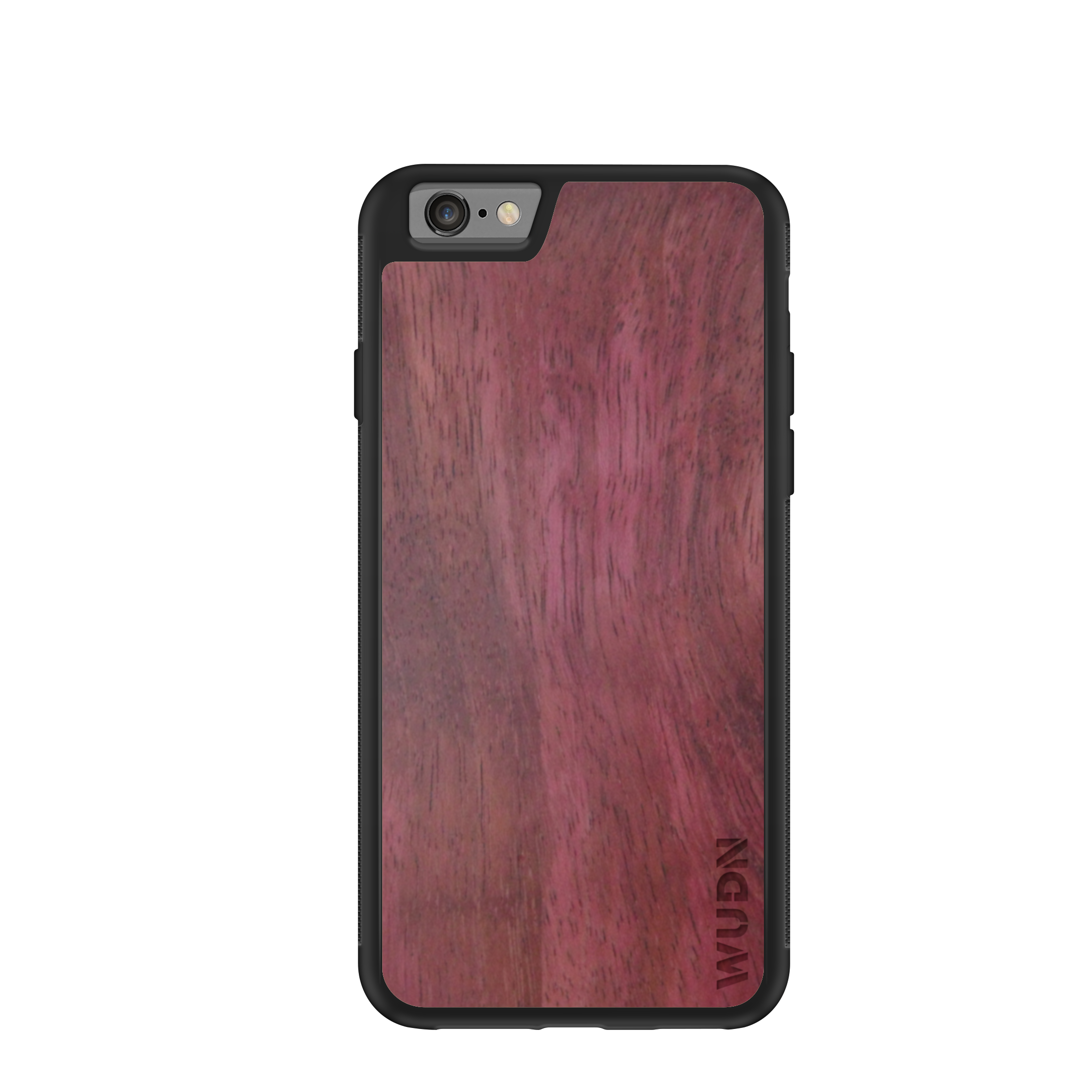Customizable Slim Wooden iPhone Case Black