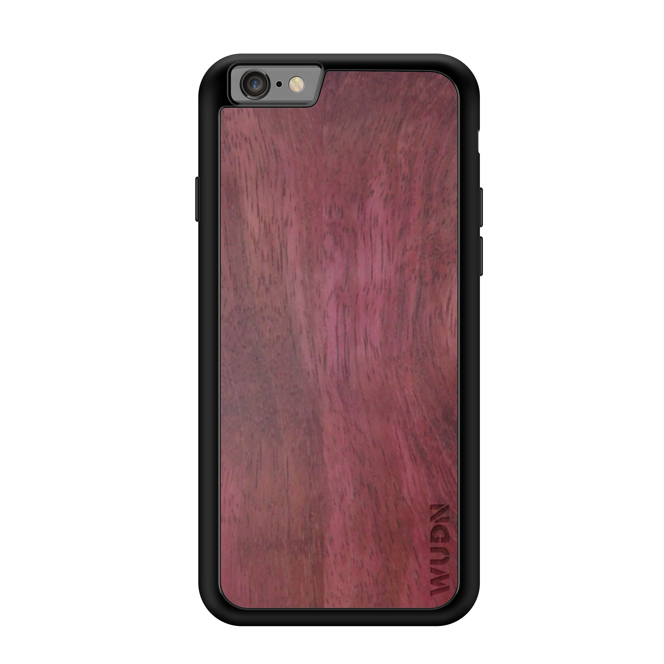 Customizable Slim Wooden iPhone Case Black