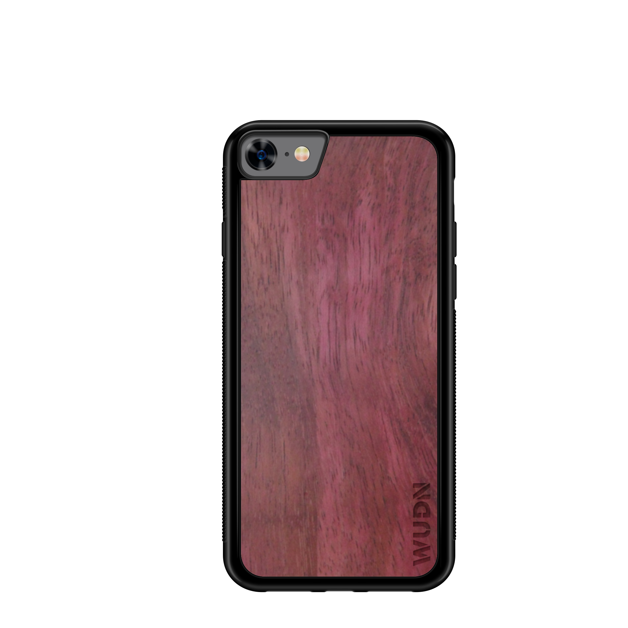 Customizable Slim Wooden iPhone Case Black