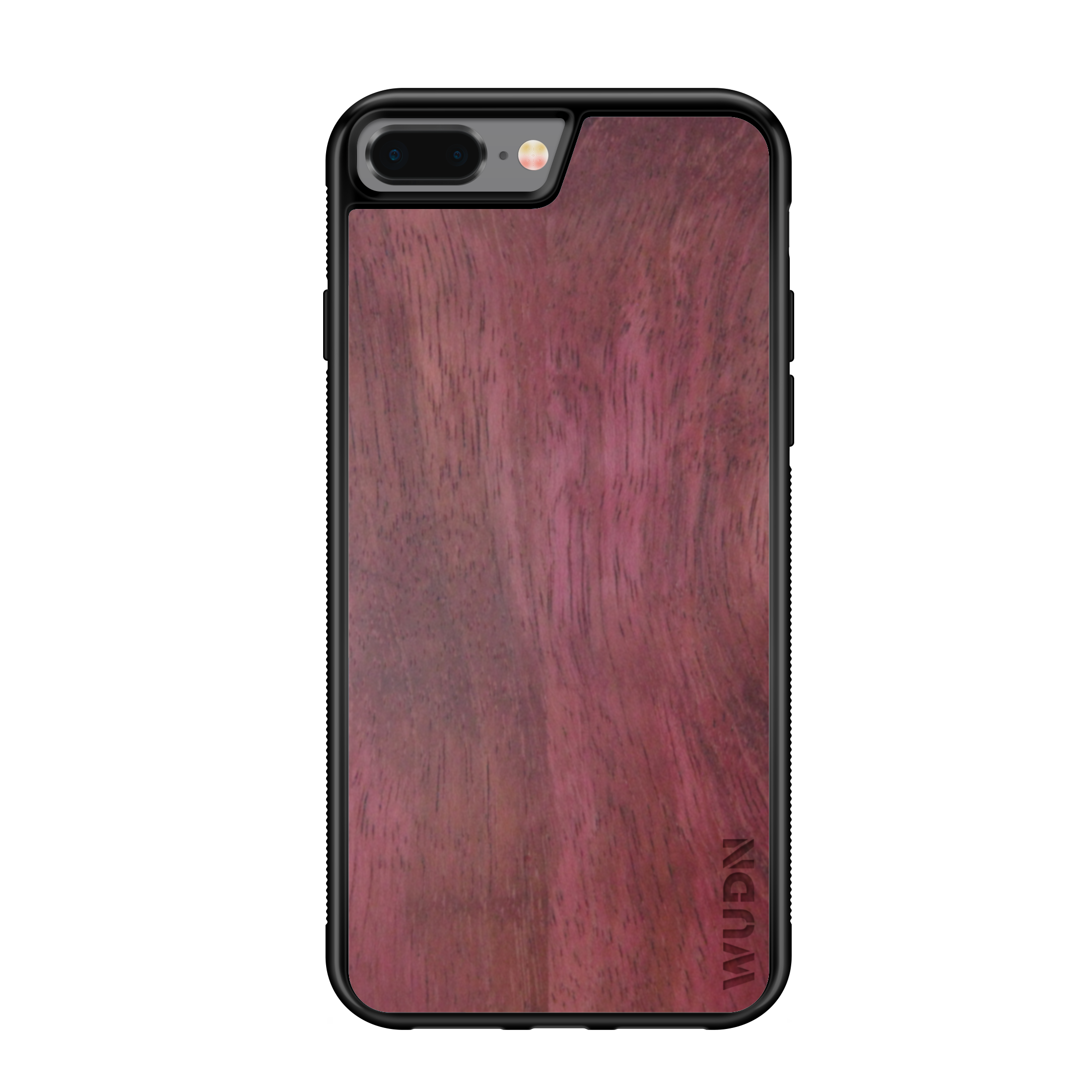 Customizable Slim Wooden iPhone Case Black