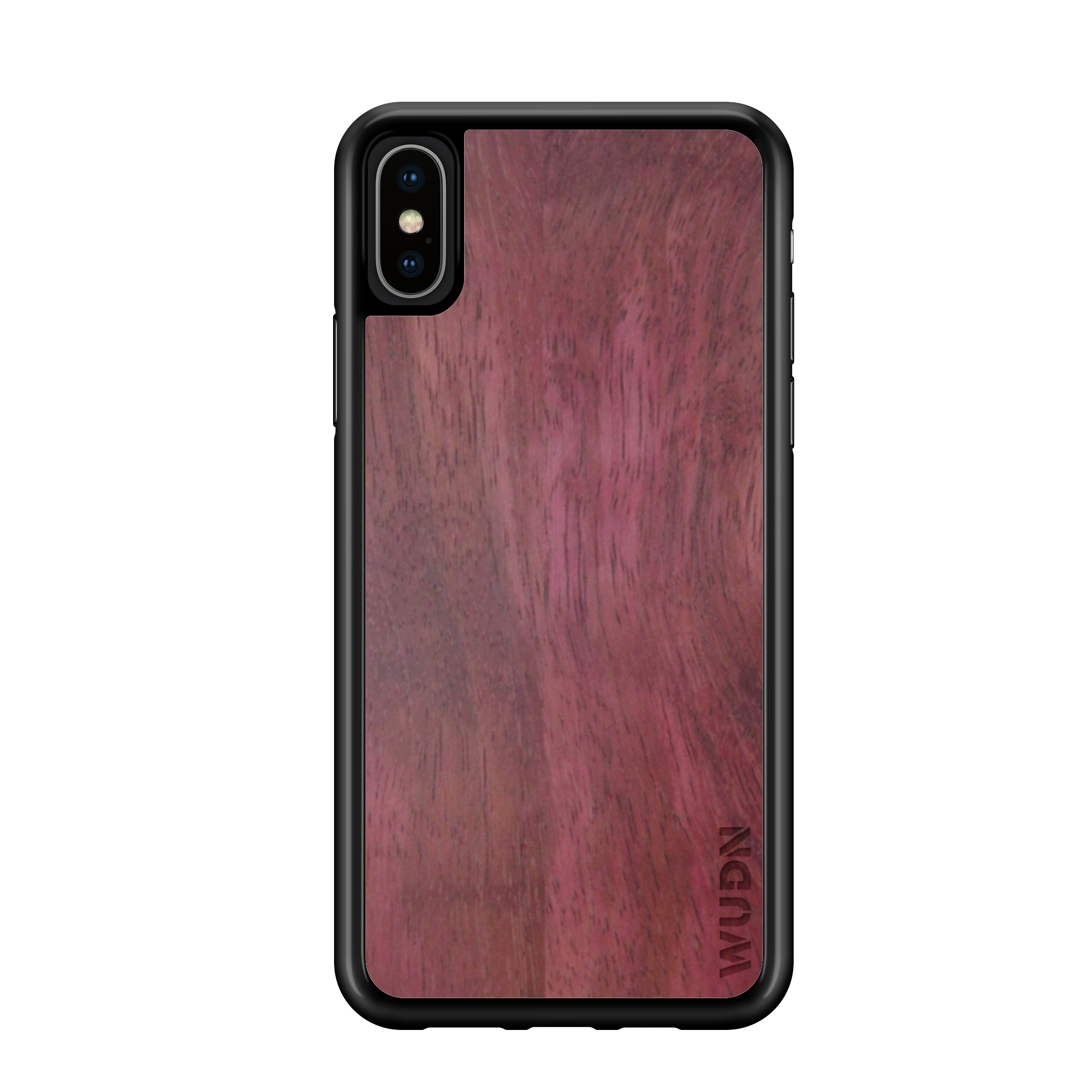 Customizable Slim Wooden iPhone Case Black