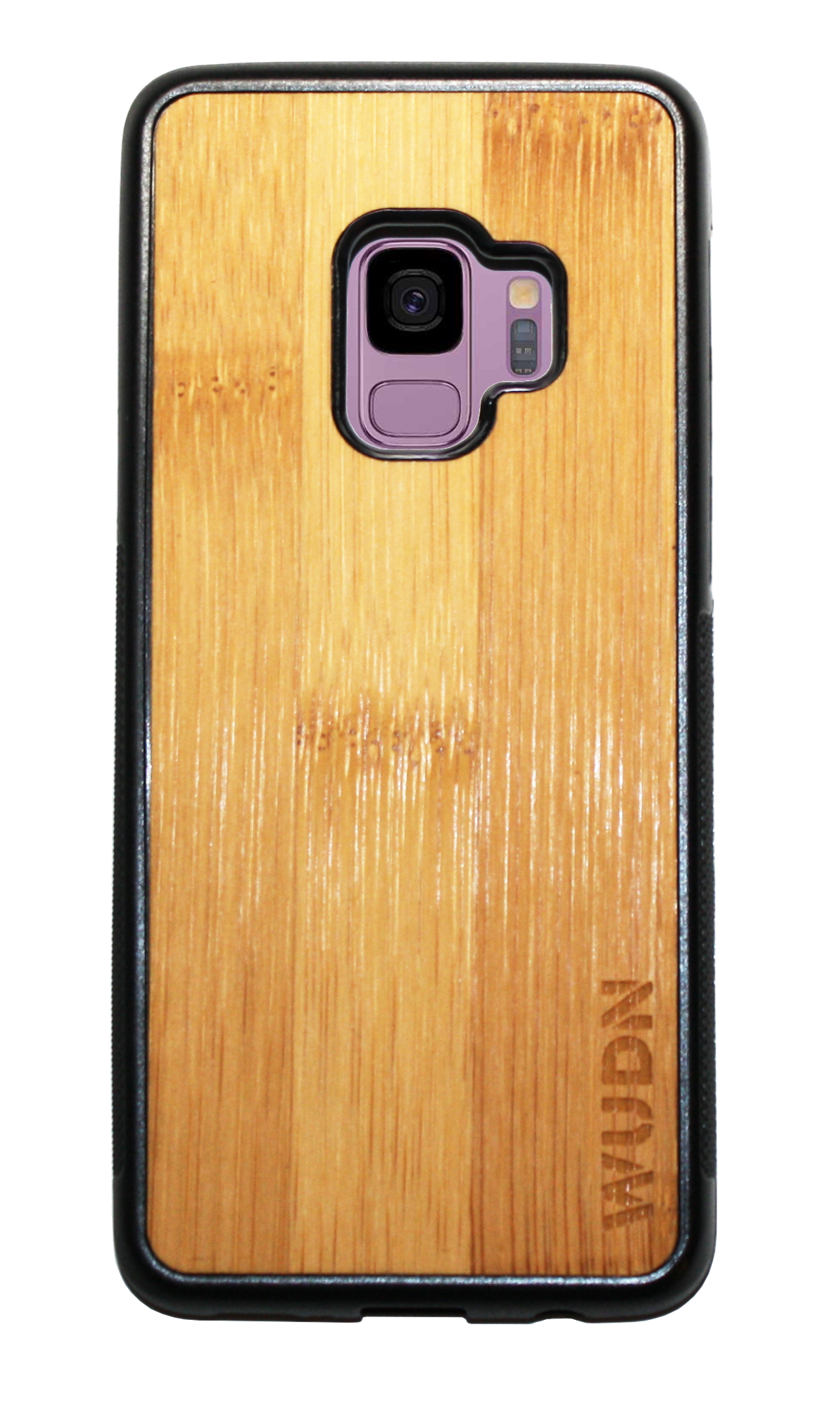 Customizable Slim Wooden Samsung Case Black