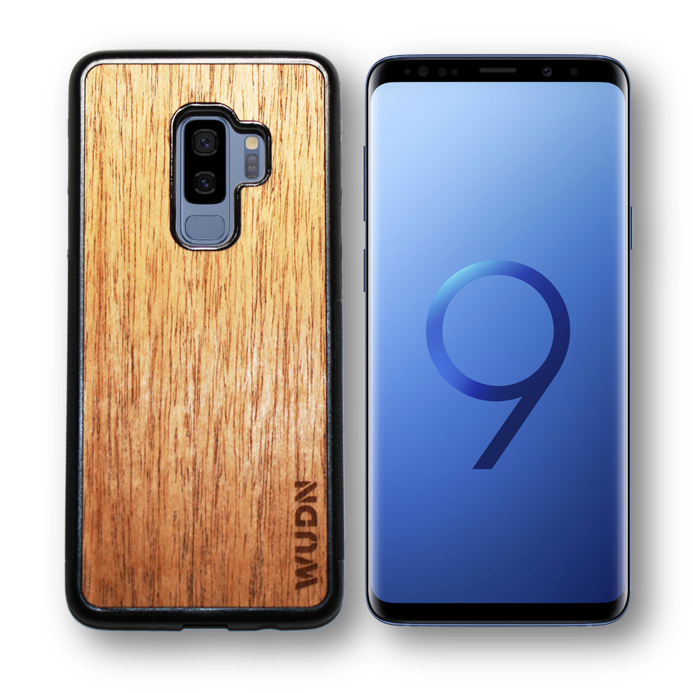 Customizable Slim Wooden Samsung Case Black