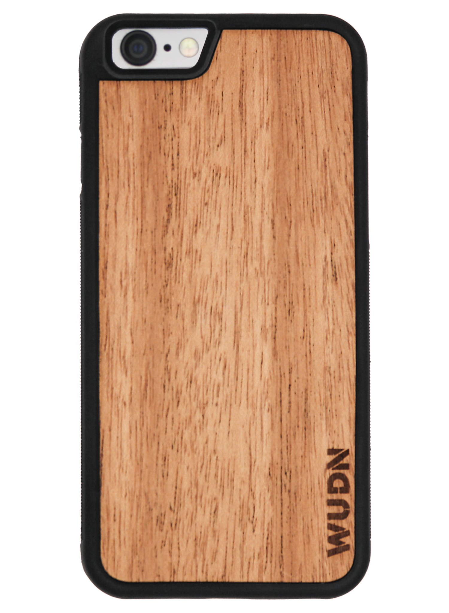 Slim Wooden iPhone Case Black