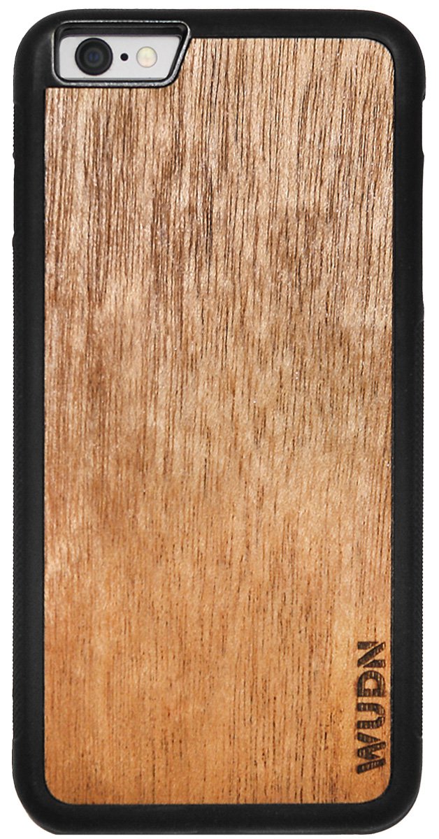 Slim Wooden iPhone Case Black