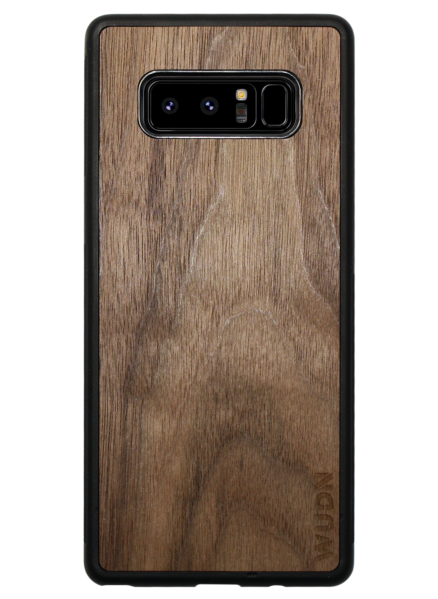 Customizable Slim Wooden Samsung Case Black