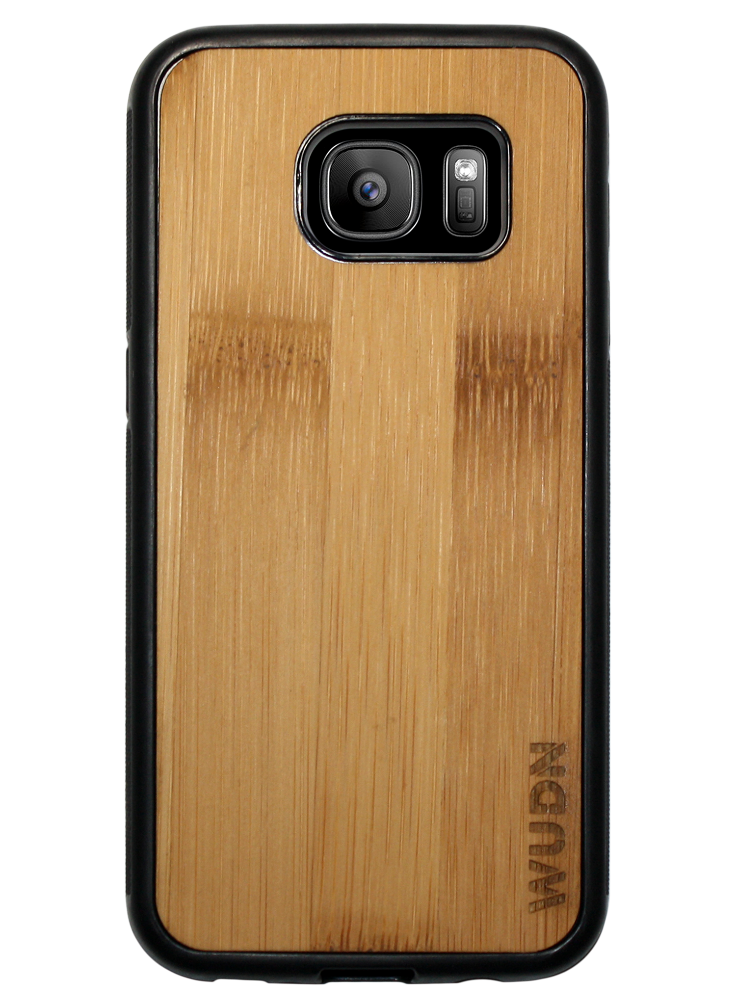 Customizable Slim Wooden Samsung Case Black
