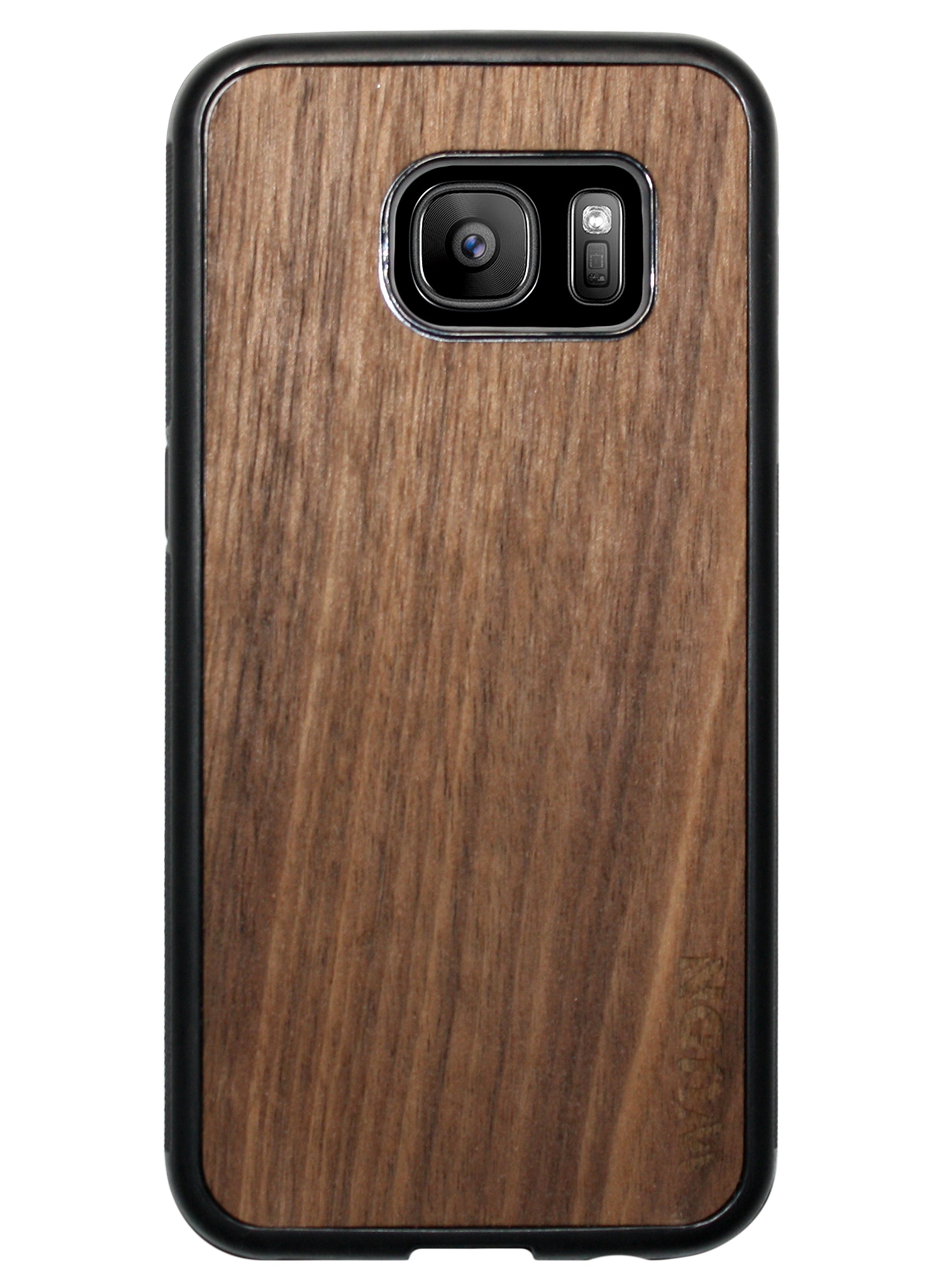 Customizable Slim Wooden Samsung Case Black