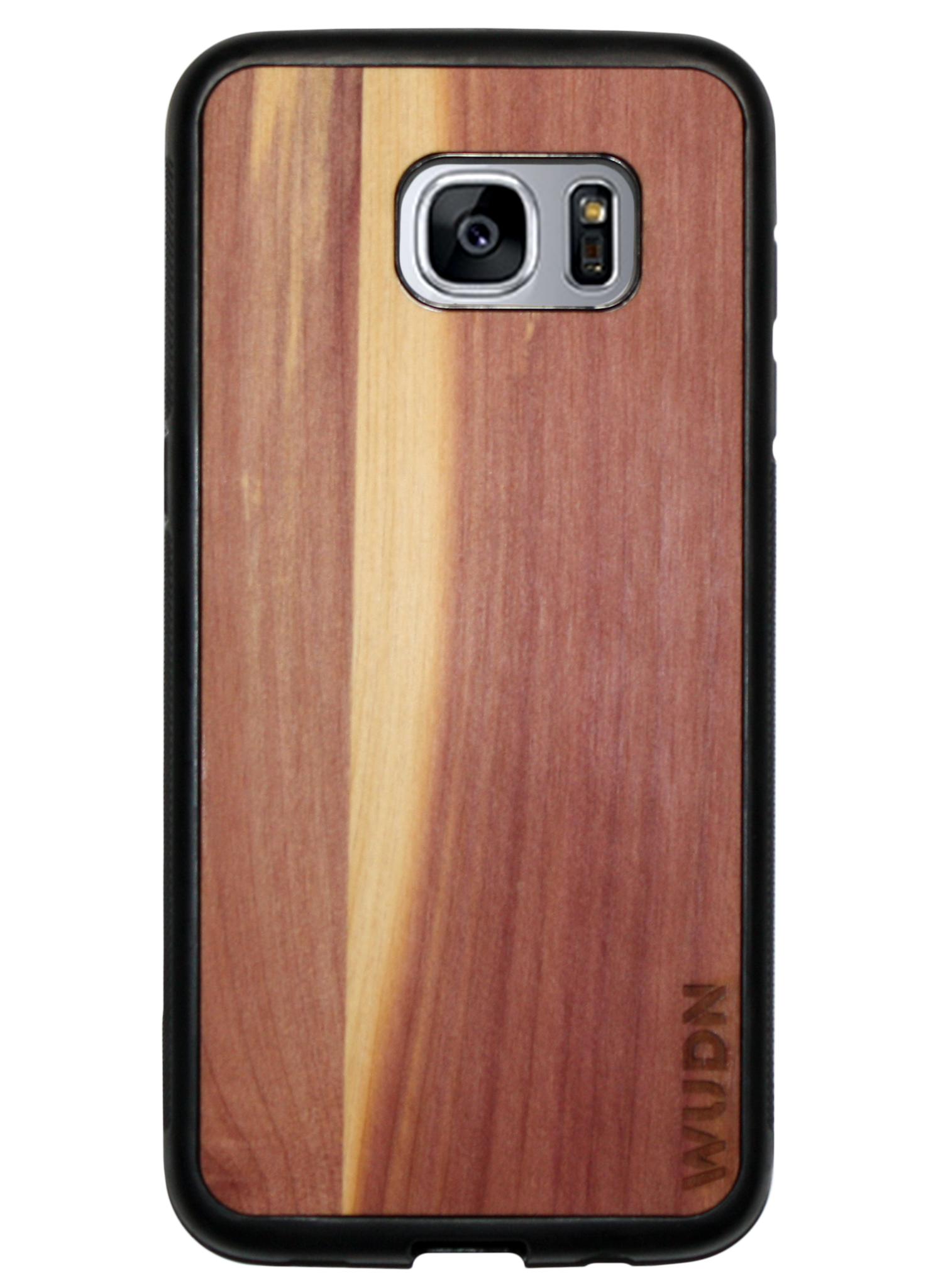 Customizable Slim Wooden Samsung Case Black