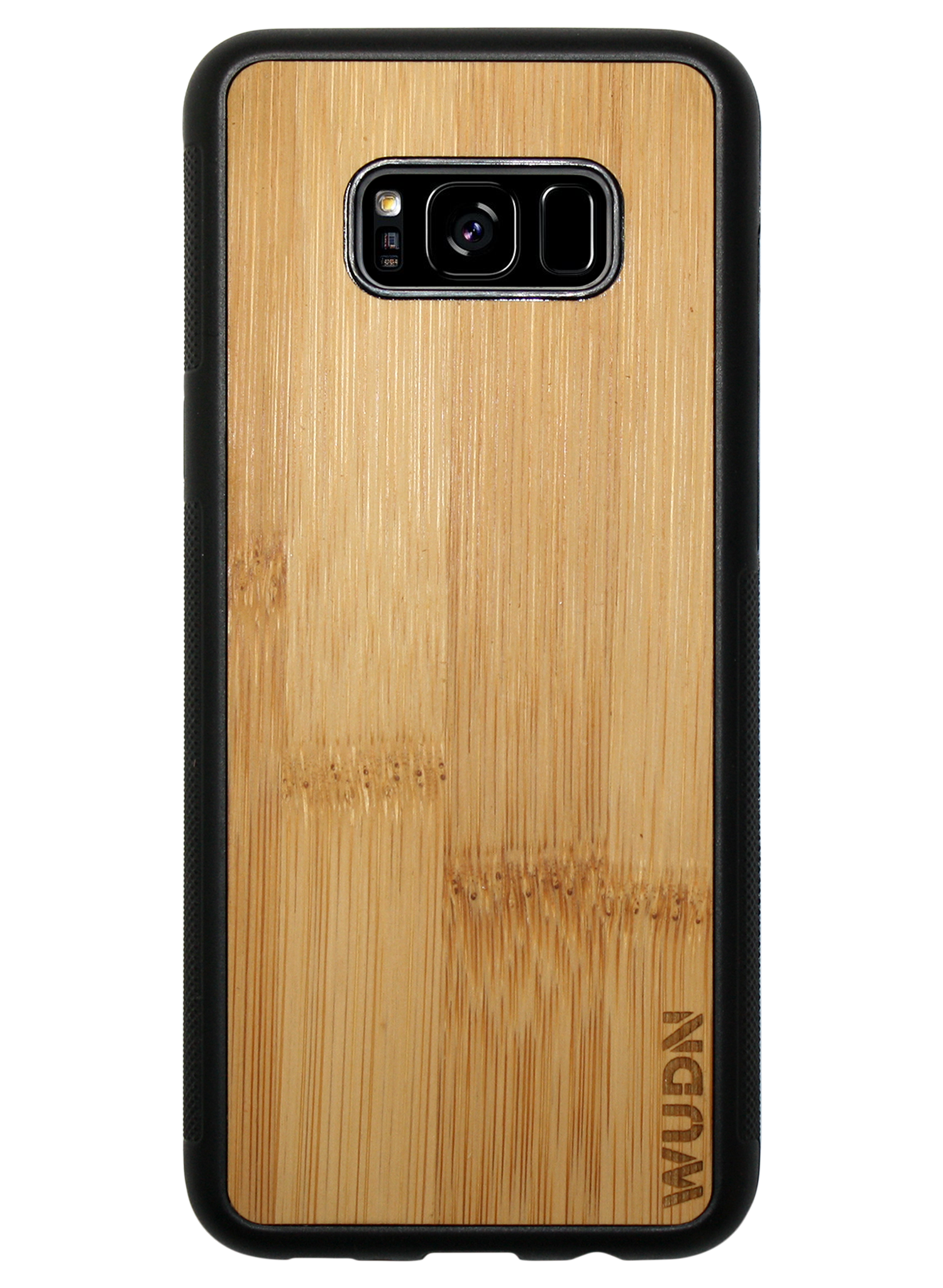Customizable Slim Wooden Samsung Case Black