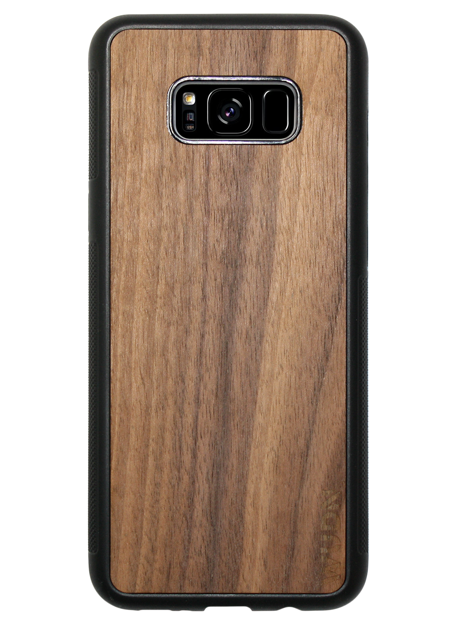 Customizable Slim Wooden Samsung Case Black