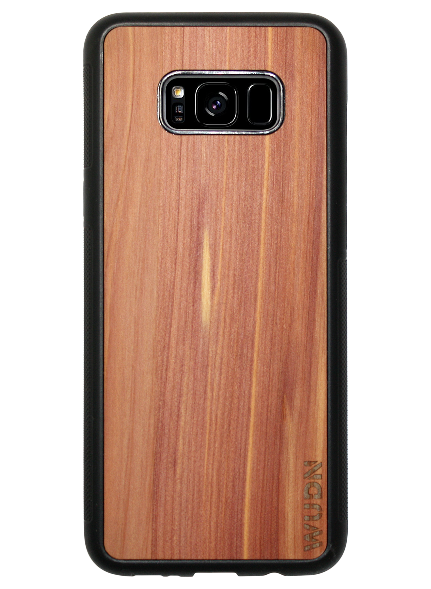 Customizable Slim Wooden Samsung Case Black