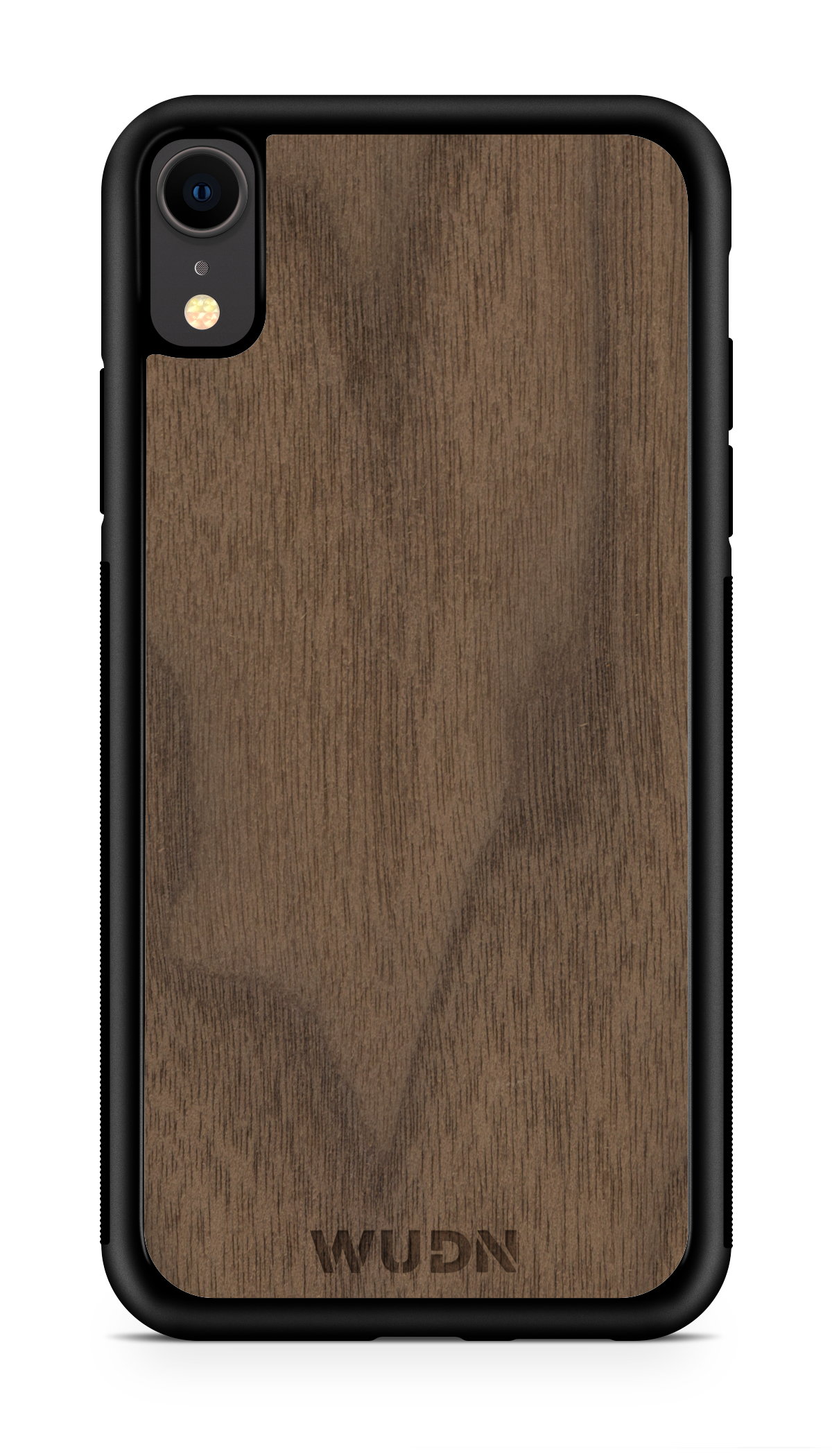 Customizable Slim Wooden iPhone Case Black