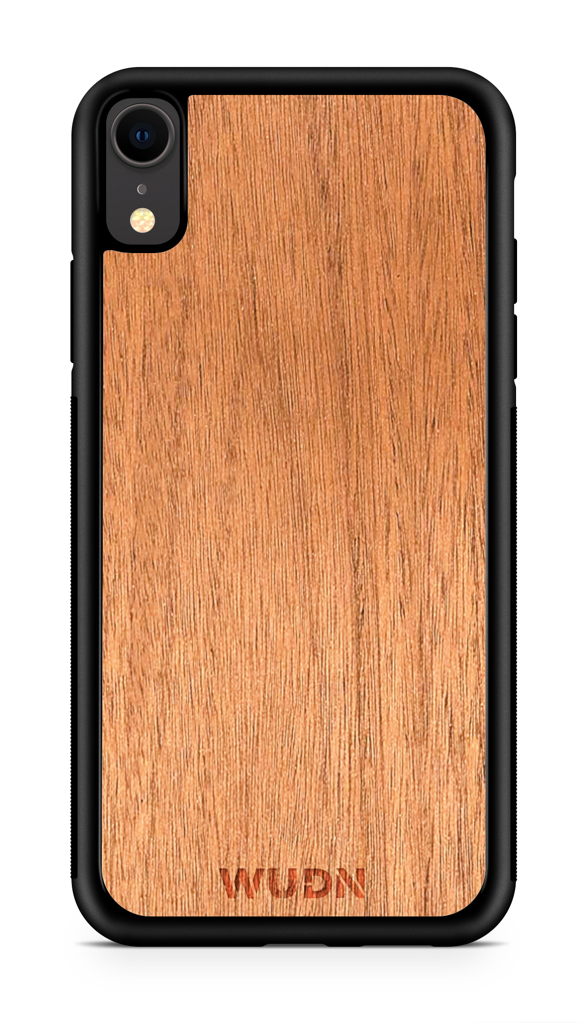 Customizable Slim Wooden iPhone Case Black
