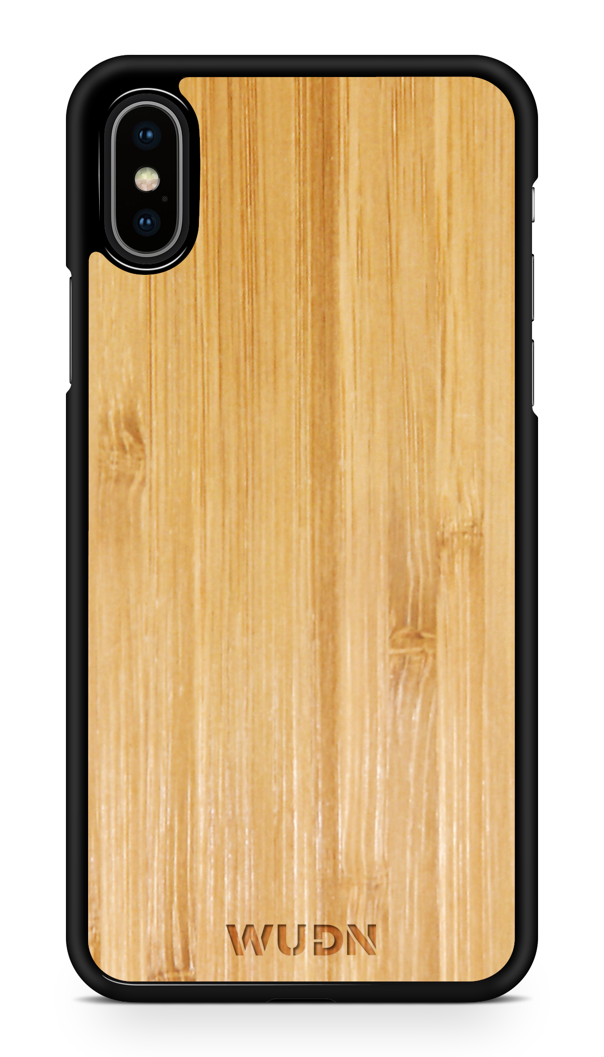 Slim Wooden iPhone Case Black