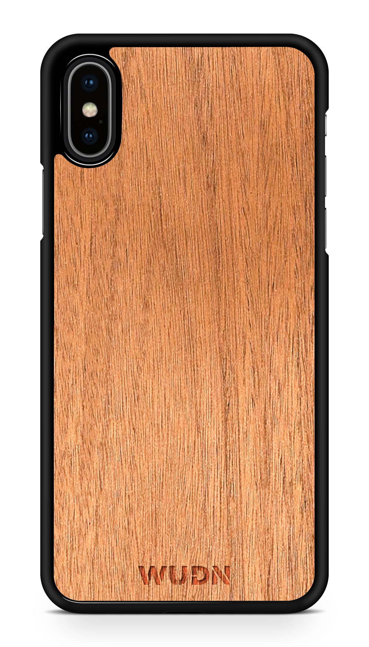 Customizable Slim Wooden iPhone Case Black