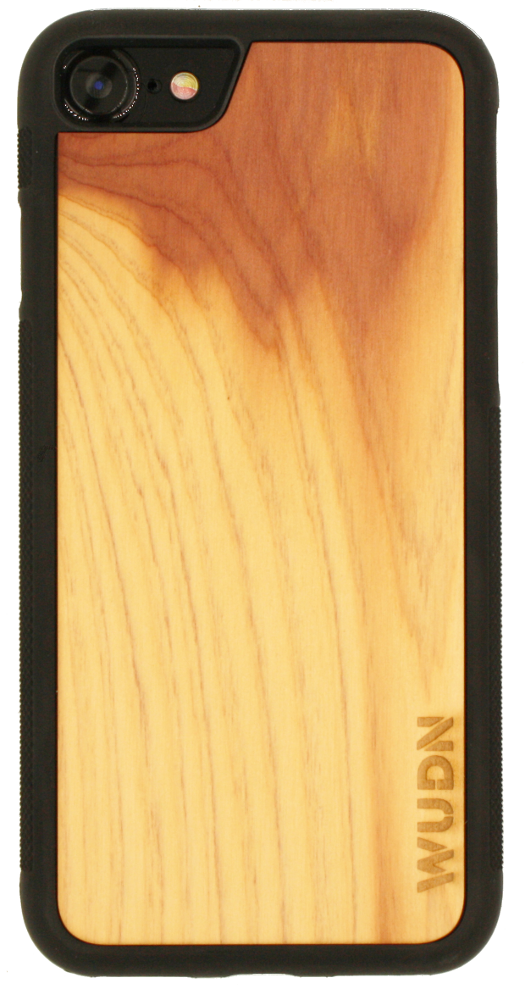 Slim Wooden iPhone Case Black