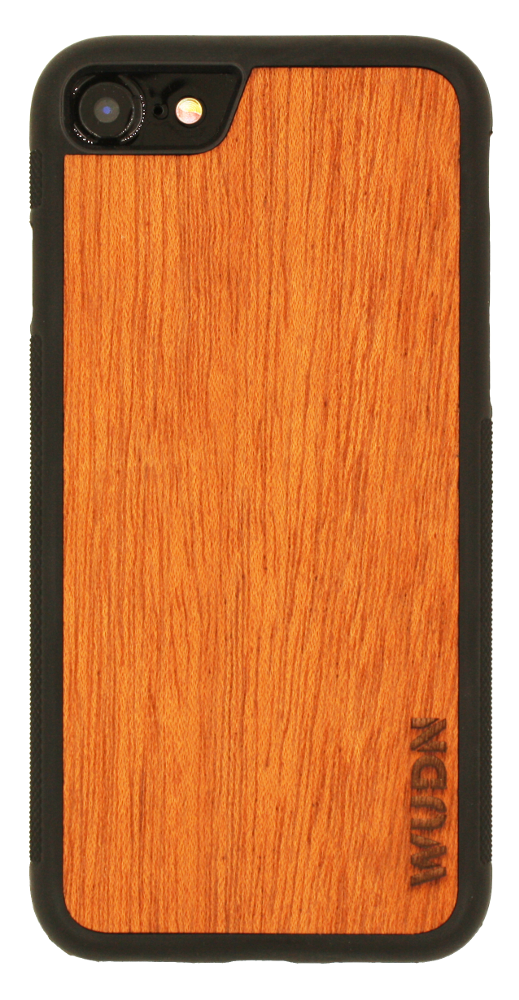 Slim Wooden iPhone Case Black